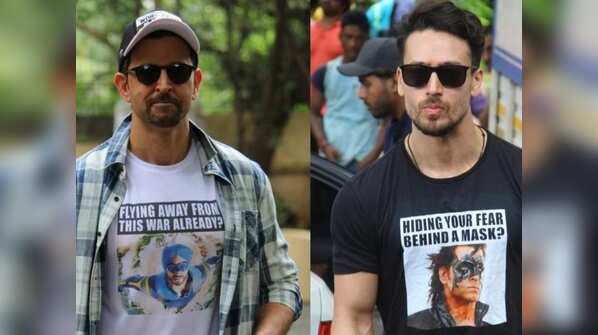 Hrithik Roshan and Tiger Shroff's hilarious t-shirt 'War'
