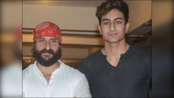 Saif Ali Khan and Ibrahim Ali Khan