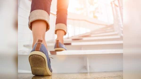 Use restroom of a different floor so you get an excuse to take the stairs