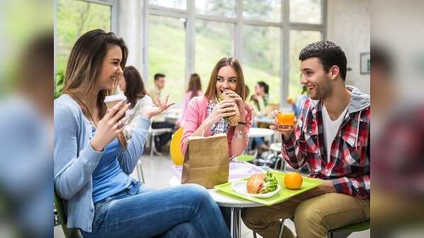 Do not eat on your desk – go to the pantry