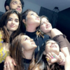 Birthday boy with his friends