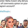 On her switching off comments section on social media