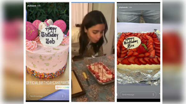 Three birthday cakes by Pooja Dhingra