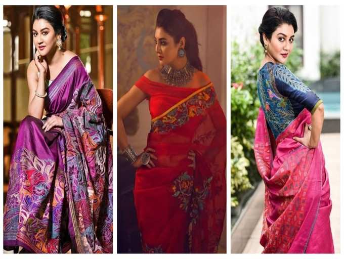 IN PICS: Jaya Ahsan rocks the SAREE style! | The Times of India