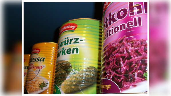 Canned food- NO!