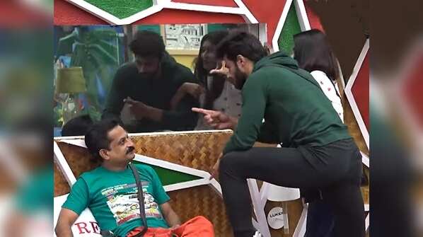 Verbal spat with Sujo; warning from Bigg Boss