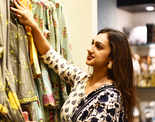 Pritha Hari attends the launch of a store