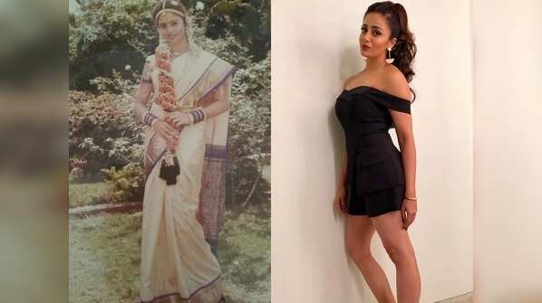 This is how Nehha Pendse looked when she was around 18 years old