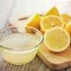 ​Coconut oil and lemon juice