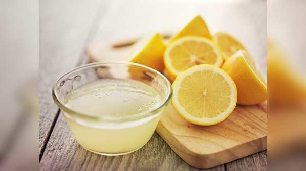 Coconut oil and lemon juice