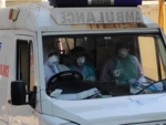Ambulance leaves Kasturba hospital