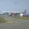 The special Air India flight carrying 263 Indian students that took off from Rome landed at Delhi airport at 9.15am today. All 263 evacuees to be taken to ITBP Chhawla Quarantine Facility in Delhi, after thermal screening and immigration at the airport.