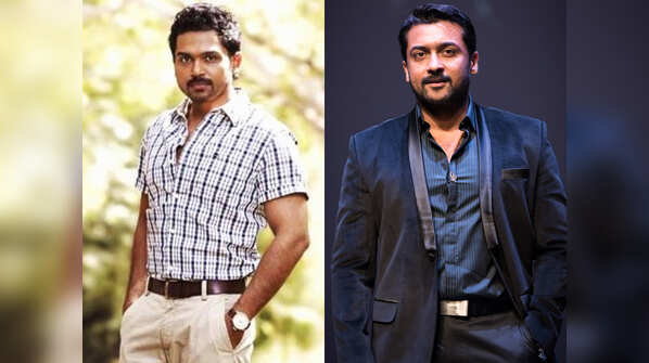 Karthi and Suriya