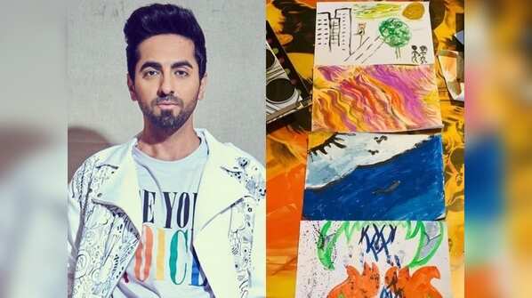 Ayushmann Khurrana try his hand at painting