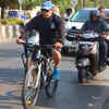 ​Salman Khan cycling around town