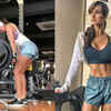 Celebs' gym workouts