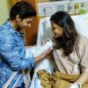 Allowed to be with his wife during labour