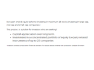 Portfolio Characteristics of Axis Focused 25 Fund