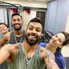 Hardik Pandya with family
