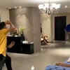 Hardik & Krunal indoor cricket