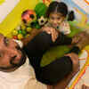 Article image for: <i class="tbold">Cheteshwar Pujara</i> with his daughter