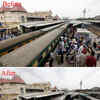 Article image for: Pictures from <i class="tbold">public spaces</i> before and after coronavirus lockdown