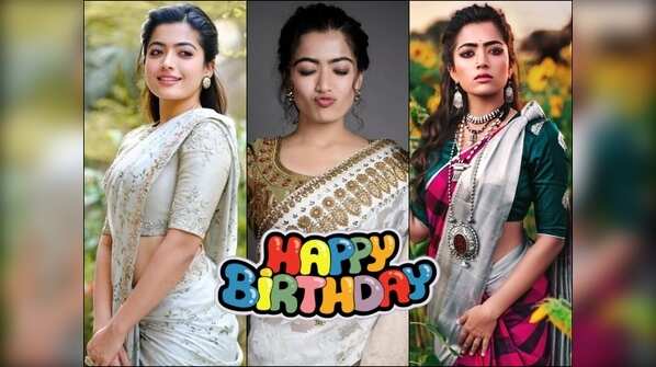 Happy Birthday Rashmika Mandanna: 5 Times the actress pulled off the saree with sheer elegance