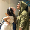 Goofing around each other