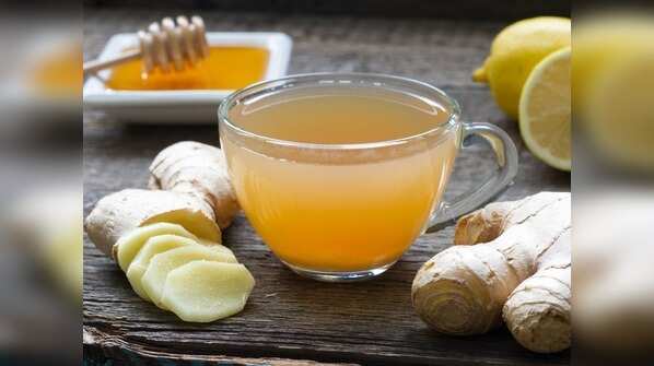 Warm water and honey