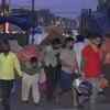 People were seen violating norms of social distancing at wholesale fruit and vegetable market in Okhla