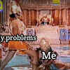Comparing it with life's problems