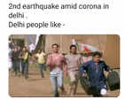 Social media gets flooded with hilarious memes after Earthquake trembles Delhi for the second time!
