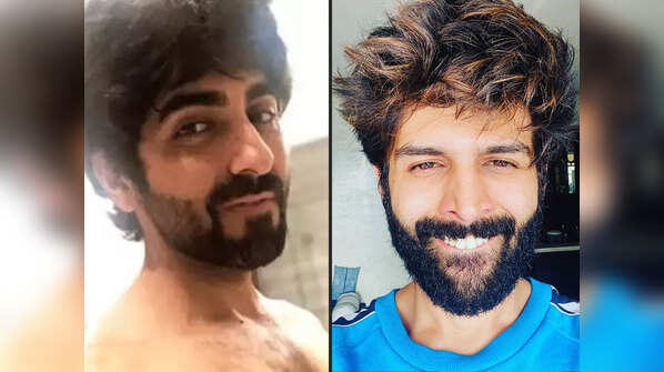 Ayushmann Khurrana to Kartik Aaryan: Bollywood celebs and their drastic transformations under lockdown