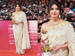 ​The golden sari