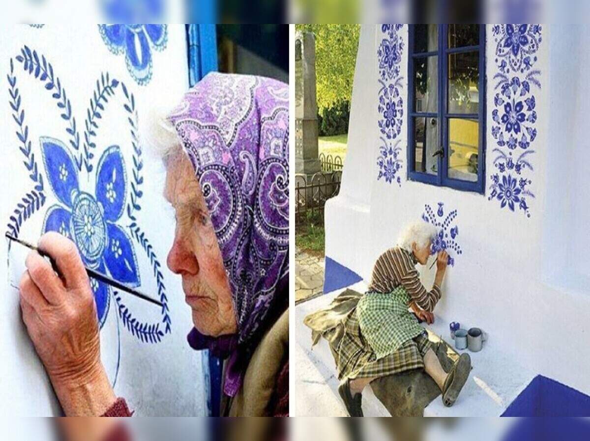 This 90-year-old granny has turned her tiny Polish village into a beautiful  art gallery, Poland - Times of India Travel