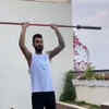 KL Rahul doing home workout