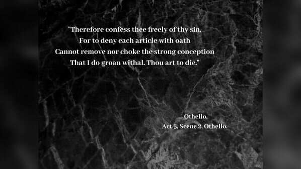 Desdemona’s death in “Othello”