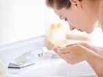 Wash your face with cold water