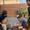 Hardik Pandya with his 'furry babies'