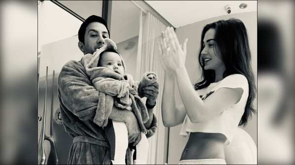Amy Jackson and George Panayiotou with Andreas