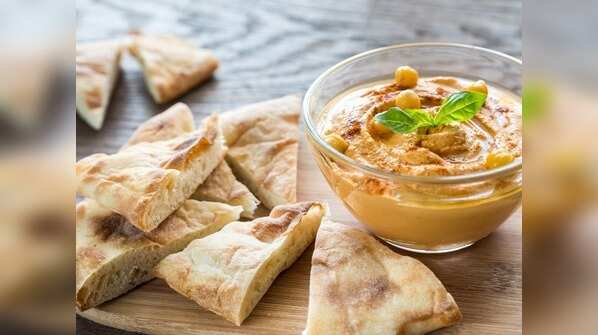 Pita and hummus