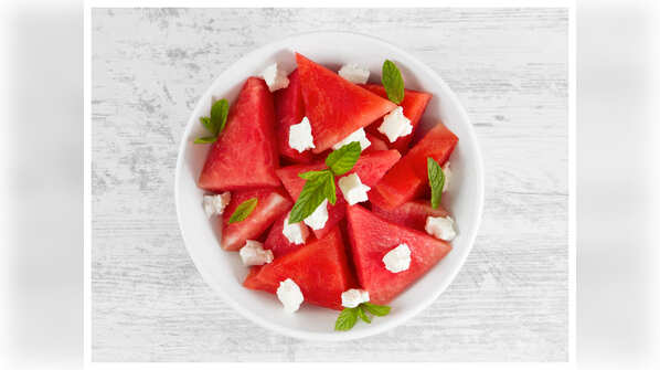 Watermelon and Feta Cheese Salad
