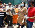 Food kits distributed to artists in the Kannada​ film industry