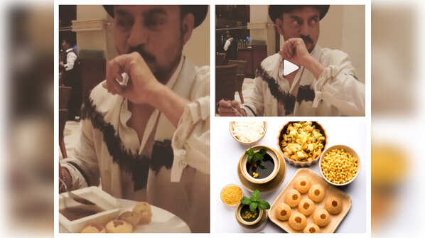 Irfan Khan’s love for pani puris