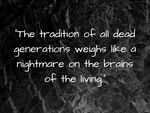 On traditions