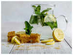 Honey and lemon water