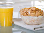 Juice and cereal