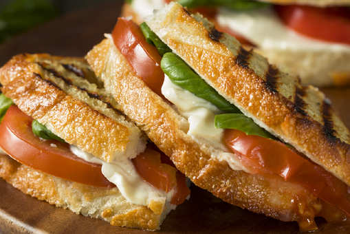 Vegetarian Panini Sandwich