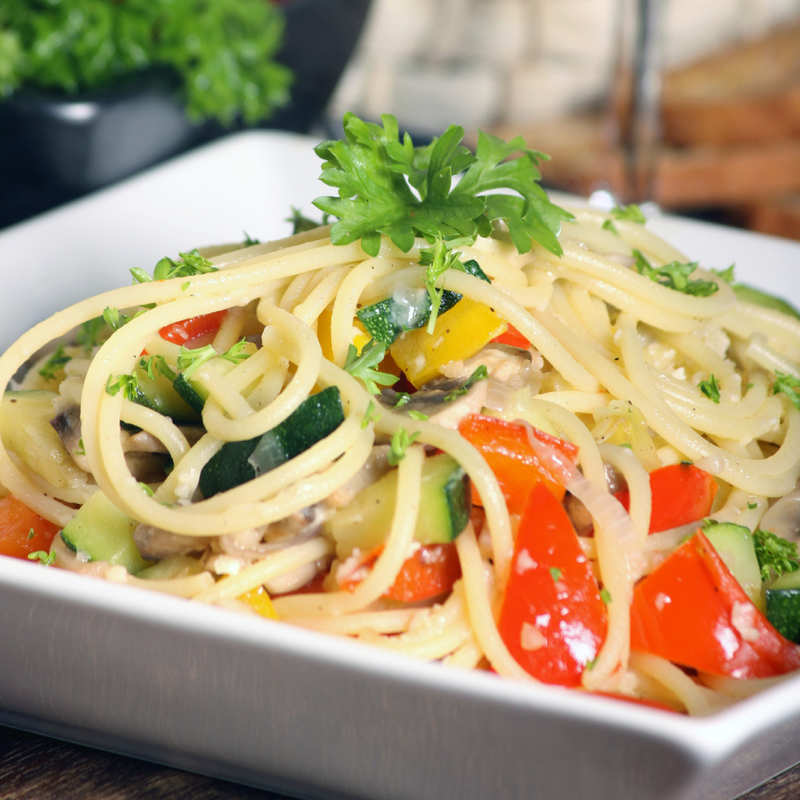 Spaghetti Primavera Recipe: How to Make Spaghetti Primavera Recipe |  Homemade Spaghetti Primavera Recipe