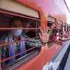 The second special train with 1301 migrant labourers left Mohali Railway Station at 10 am today for Hardoi in Uttar Pradesh: Mohali District Public Relations Office